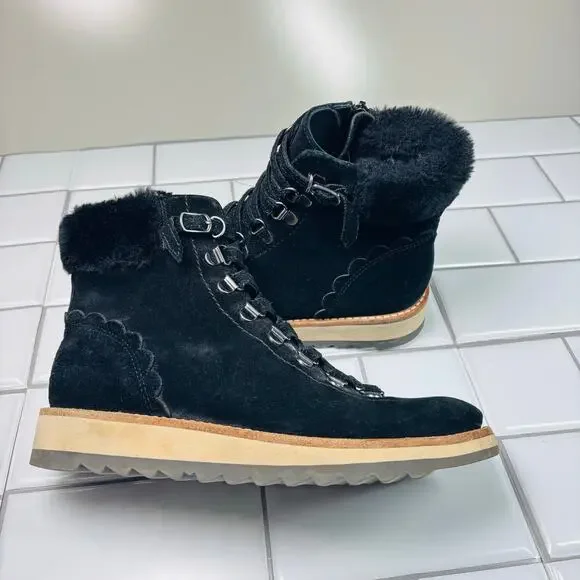 Kate Spade New York BLACK‎ SPORT SUEDE Women's Maira Hiking Boot, US 6 M - Picture 2 of 11